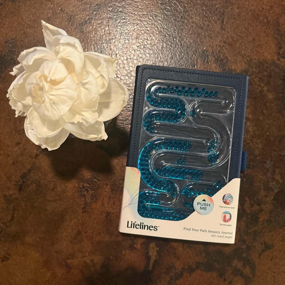 Lifelines Sensory Journal with Blue Beads